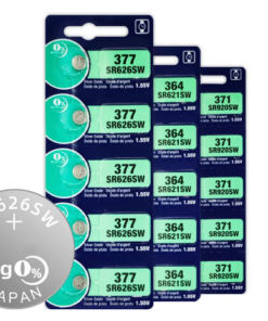 סוללה SR66 נקראת גם AG4/SG4, LR66, 177/376/377 SR626SW 1.55V - מארז סוללות