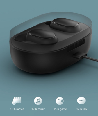 אוזניות שיאומי נסיעות AIR DOTS ספורט מוזיקה לוקו0ט במבצע