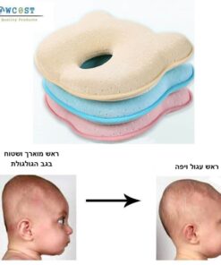 כרית לתינוק למניעת ראש שטוח אצל תינוקות