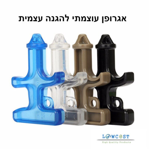 אגרופן שקוף פלסטיק להגנה עצמית מחיר בזול לוקו0ט