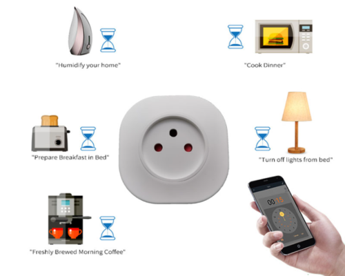 שקע קיר חכם טיימר מד צריכת חשמל תיזמון הפעלה מחיר משלוח חינם