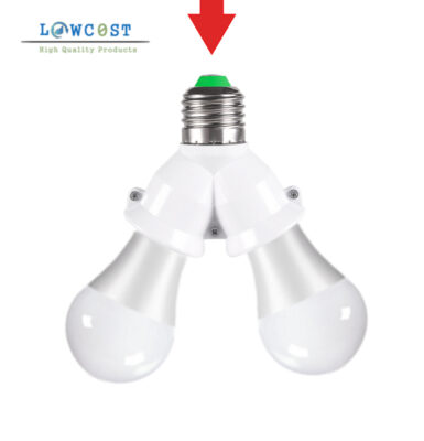 מתאם פיצול E27 בזול לוקו0ט