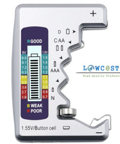 מד סוללות C, AA, AAA, D, N, 9V בזול לוקו0ט