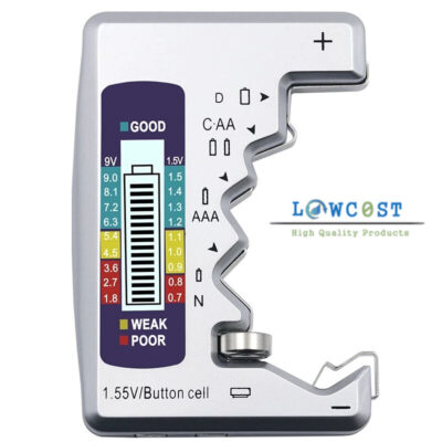 טסטר סוללות סוללות מטבע 1.55 צילינדר להזמנה אונליין